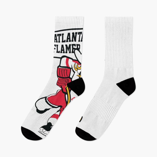 Item preview, Atlanta Flames Retro Cowboy Mascot Hockey designed and sold by TRINIKWITH.