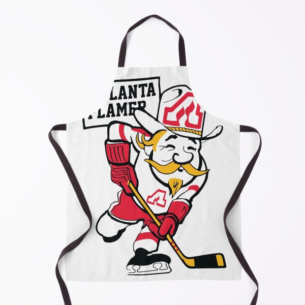 Item preview, Atlanta Flames Retro Cowboy Mascot Hockey designed and sold by TRINIKWITH.