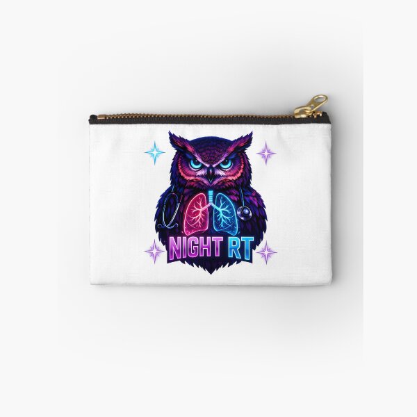 Artikelvorschau, Nachtschicht-Atemtherapeut (RT) Owl Neon Lungs Medical Night Worker Gift entworfen und verkauft von rowyn-parson.