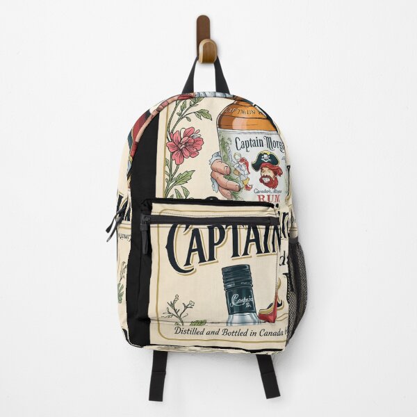 Item preview, Captain Morgan Retro Pirate Rum Bottle Parrot Art designed and sold by TRINIKWITH.