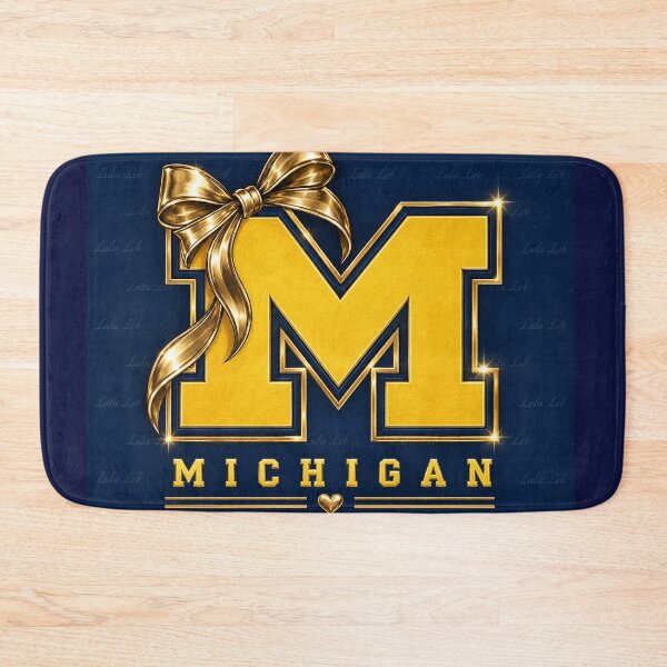 Item preview, Michigan Glam – Maize, Blue & Gold designed and sold by LuluLeb.