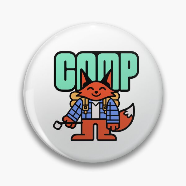Item preview, Camp - Fox Roasting a Marshmallow designed and sold by BysonDesigns.