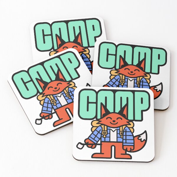 Item preview, Camp - Fox Roasting a Marshmallow designed and sold by BysonDesigns.