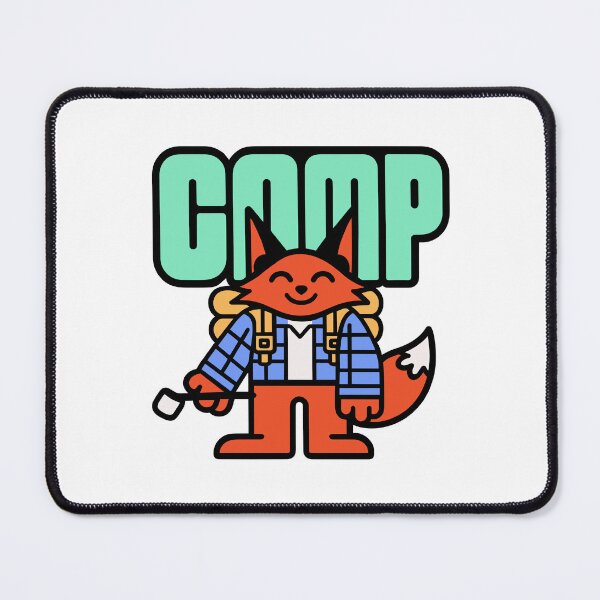 Item preview, Camp - Fox Roasting a Marshmallow designed and sold by BysonDesigns.