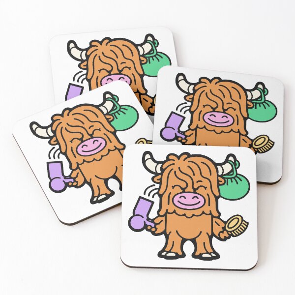 Item preview, Highland Cow Blow Drying Its Fringe designed and sold by BysonDesigns.
