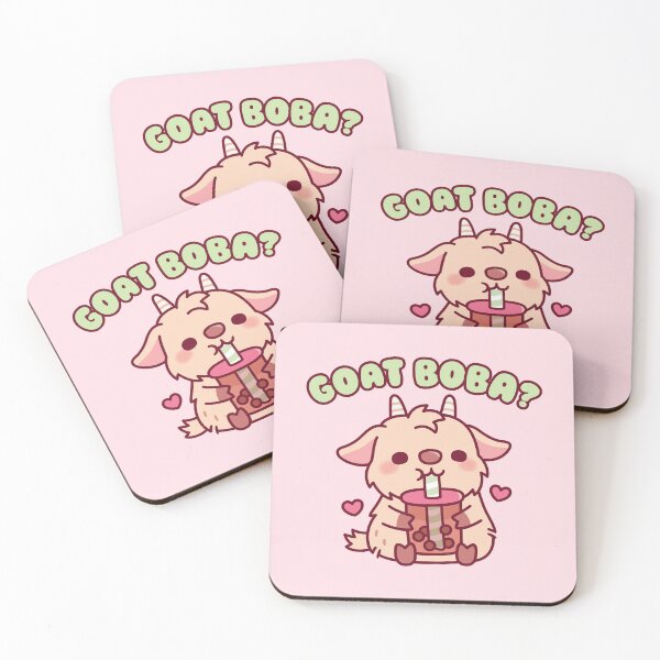 Item preview, Cute Goat Loves Boba Tea Goat Boba? designed and sold by rustydoodle.