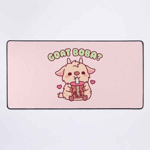 Item preview, Cute Goat Loves Boba Tea Goat Boba? designed and sold by rustydoodle.