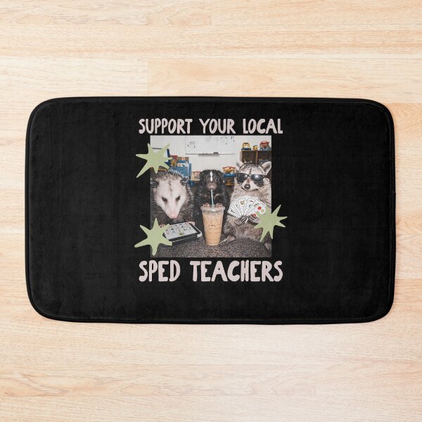 Item preview, Funny Support Your Local Sped Teachers Raccoon Possum Skunk designed and sold by Alzasshop.