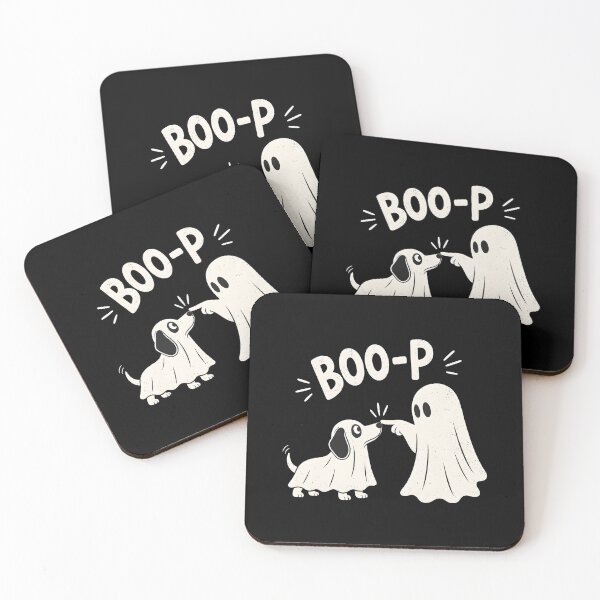 Item preview, Boo-p Ghost Dog Dachshund Halloween designed and sold by OlyvieArt.