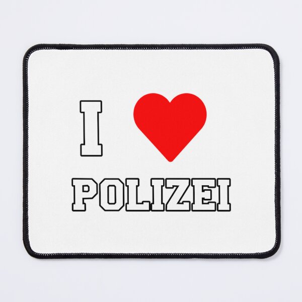 Artikelvorschau, Ich liebe die Polizei entworfen und verkauft von SANVUDesigns.