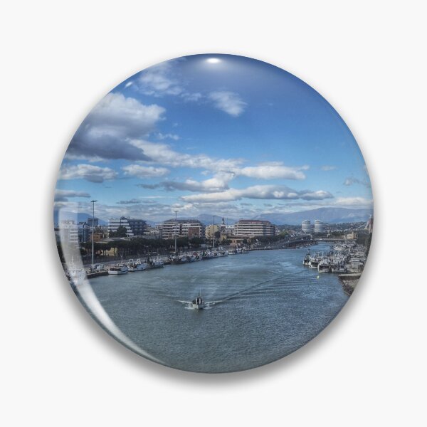 Item preview, Serene Harbor Under Clouds and Peaks designed and sold by NaturalChroma.