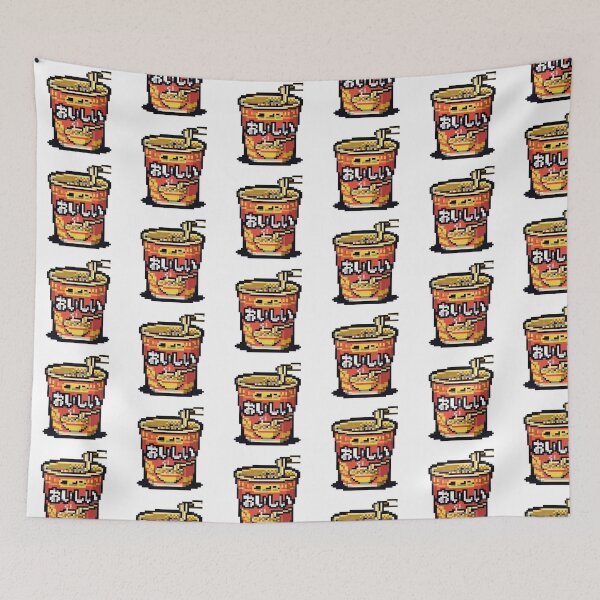Item preview, Cup Ramen Pixel Art designed and sold by Matilda Pixel.