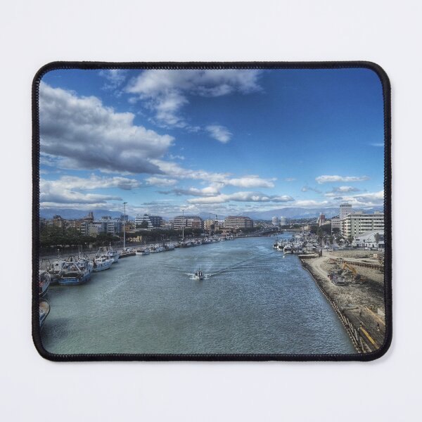 Item preview, Serene Harbor Under Clouds and Peaks designed and sold by NaturalChroma.