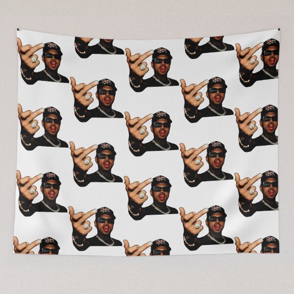 Item preview, Chris Brown Middle Finger Cb Tour Raymond And Brown Tour 2026 designed and sold by wolf-jacks.