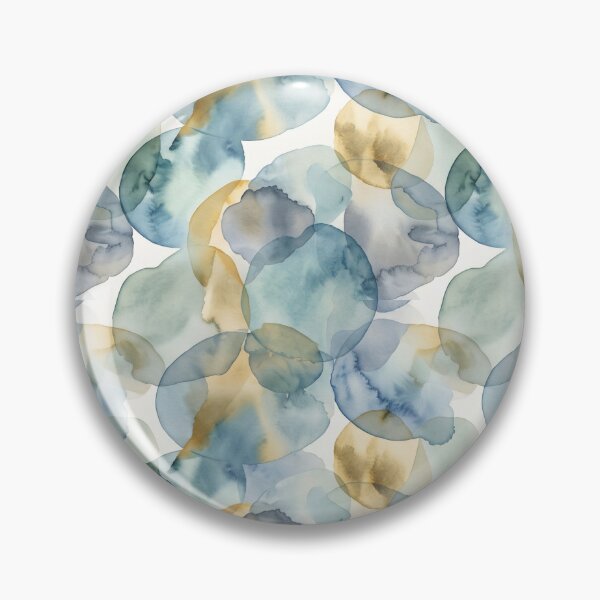 Item preview, Vibrant Watercolor Bubbles - Colorful Abstract Pattern designed and sold by MOONE FLOWER.