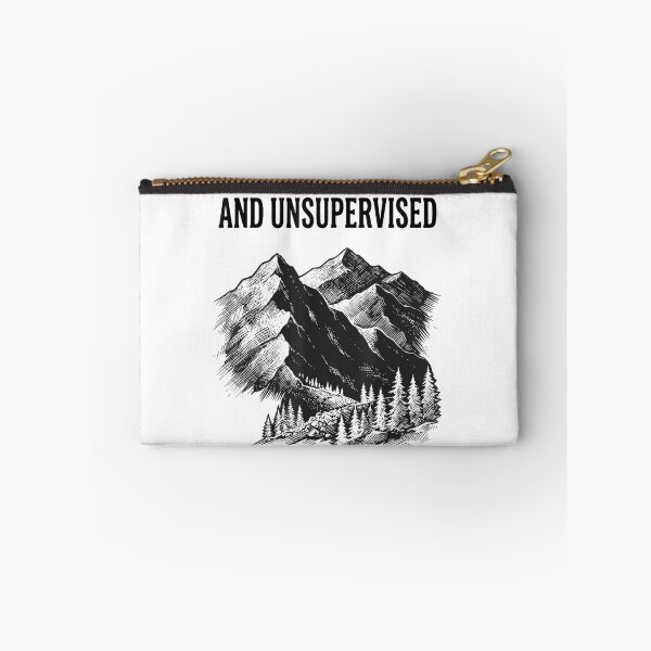Item preview, Retired and Unsupervised Mountain Funny Vintage designed and sold by Crookedorbit ⭐⭐⭐⭐⭐ .