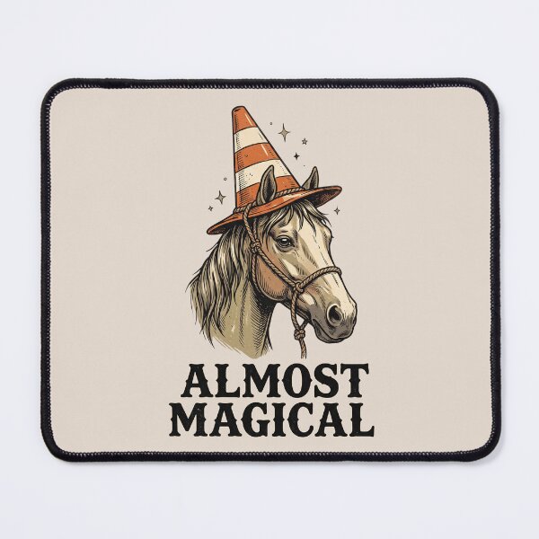 Item preview, Almost Magical Horse Traffic Cone designed and sold by dudelinart.