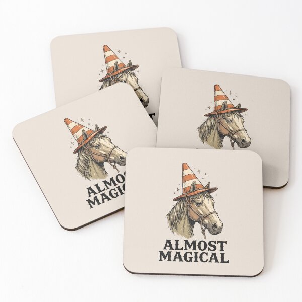 Item preview, Almost Magical Horse Traffic Cone designed and sold by dudelinart.