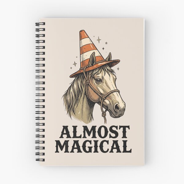 Item preview, Almost Magical Horse Traffic Cone designed and sold by dudelinart.