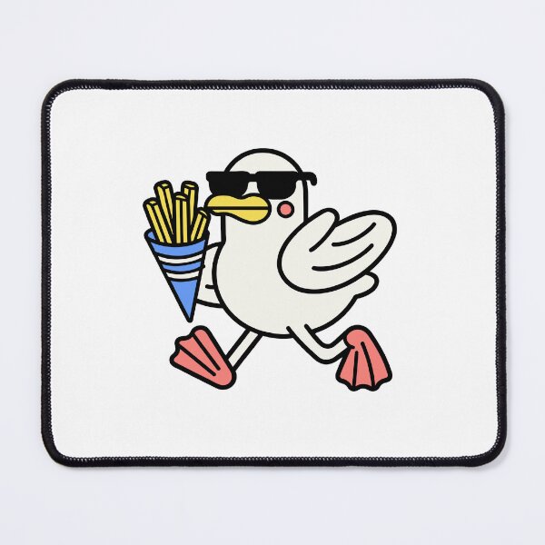 Item preview, Seagull Stealing French Fries designed and sold by BysonDesigns.