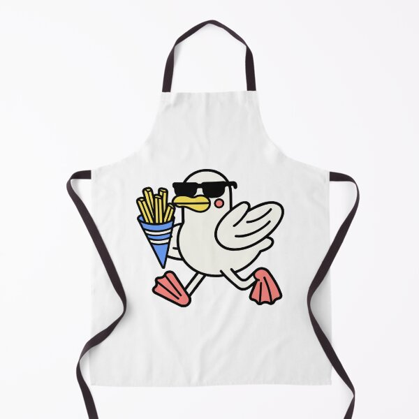 Item preview, Seagull Stealing French Fries designed and sold by BysonDesigns.