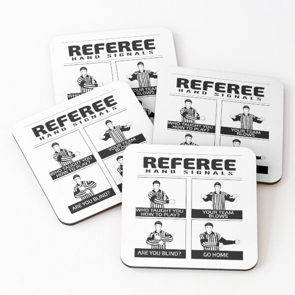 Item preview, Funny Referee Hand Signals  designed and sold by GalaxyShirtUS.