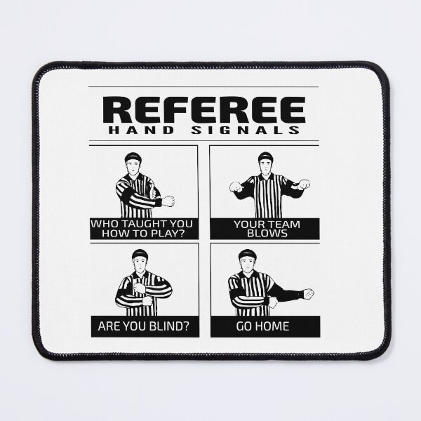 Item preview, Funny Referee Hand Signals  designed and sold by GalaxyShirtUS.