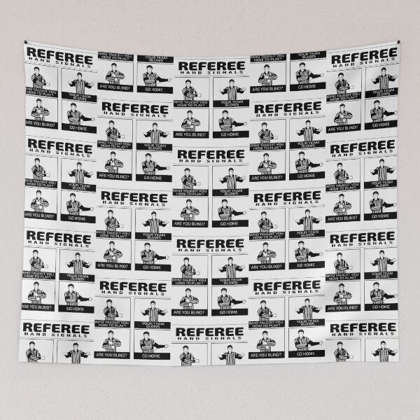 Item preview, Funny Referee Hand Signals  designed and sold by GalaxyShirtUS.