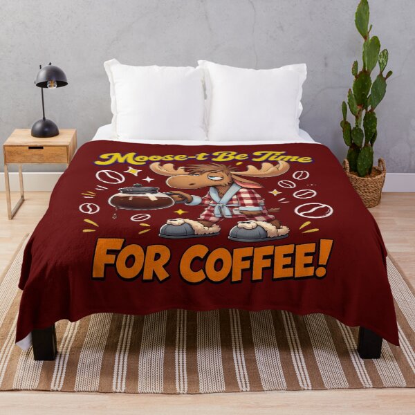 Item preview, Moose Be Time For Coffee   designed and sold by magnusreynolds.
