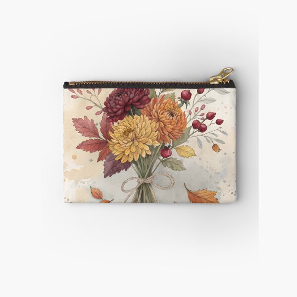 Item preview, Cozy Autumn Flower Bouquet with Chrysanthemums designed and sold by AlinaMel.
