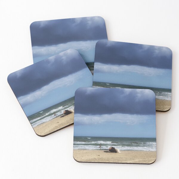 Item preview, Solitary Boat Under Moody Skies designed and sold by NaturalChroma.