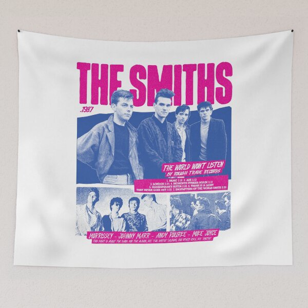 Item preview, The Smiths Band - The World Won't Listen VIntage designed and sold by Lukavavotzze.