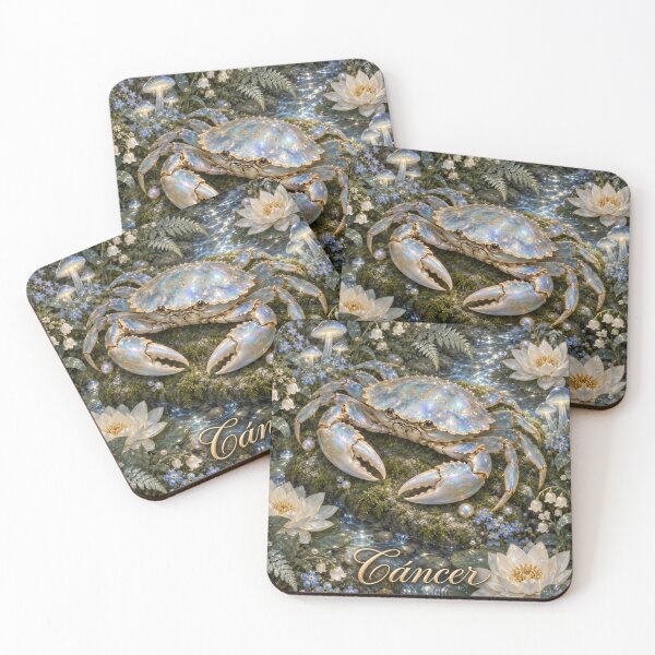 Item preview, Cancer Enchanted Zodiac Fantasy Art designed and sold by FairyArtCottage.