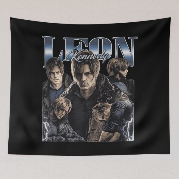 Item preview, Leon S. Kennedy Resident Evil Character Collage designed and sold by Doublettaedrawe.