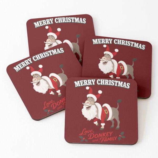 Item preview,  Merry Christmas Donkey Family  designed and sold by magnusreynolds.