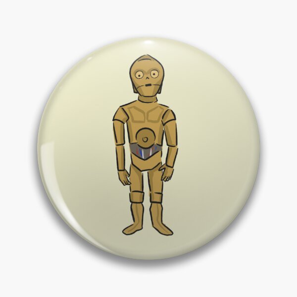 Item preview, C3PO in simple style designed and sold by nynniell.
