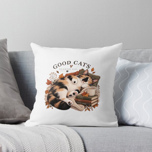 Item preview, Good Cats, Brighter Days – Cozy Calico Cat designed and sold by House of Vardit.