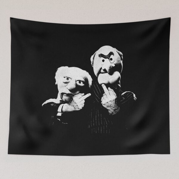Item preview, Statler And Waldorf Middle Finger designed and sold by ErichFigueroa.