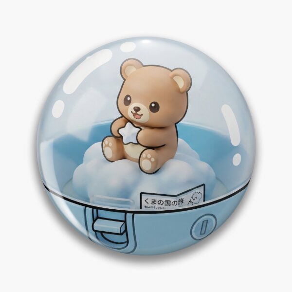 Item preview, Dreamy Little Bear on a Cloud Capsule Kawaii Japanese Capsule Art-#serie1 designed and sold by JeanChiale.
