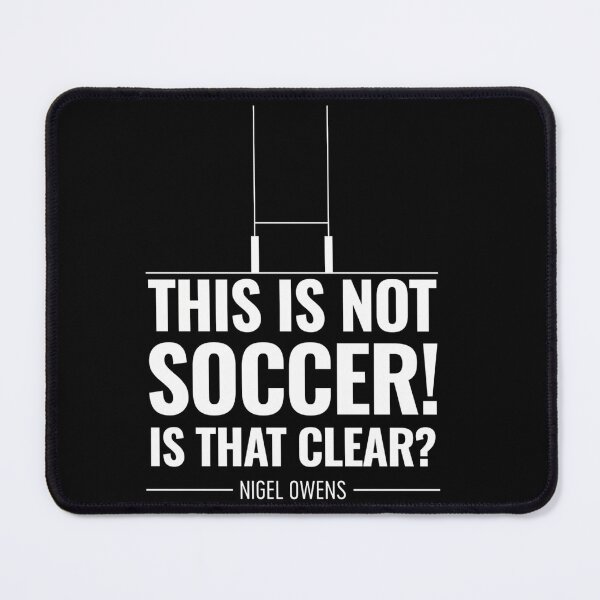 Item preview, Funny Rugby Referee Quote This Is Not Soccer designed and sold by GalaxyShirtUS.