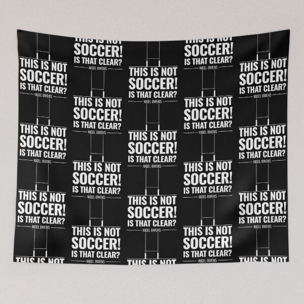Item preview, Funny Rugby Referee Quote This Is Not Soccer designed and sold by GalaxyShirtUS.