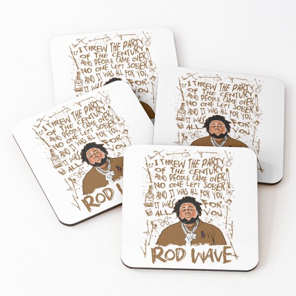 Item preview, Rod Wave Lyrics Illustration designed and sold by SundayFactions.