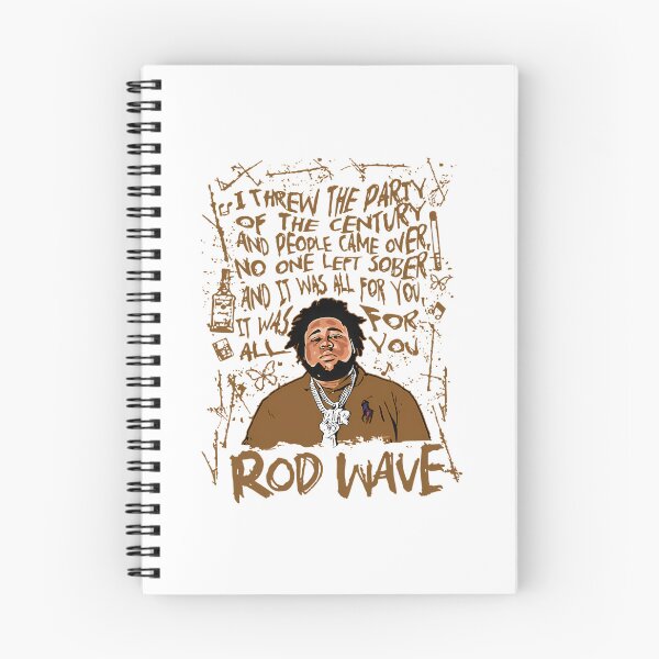 Item preview, Rod Wave Lyrics Illustration designed and sold by SundayFactions.
