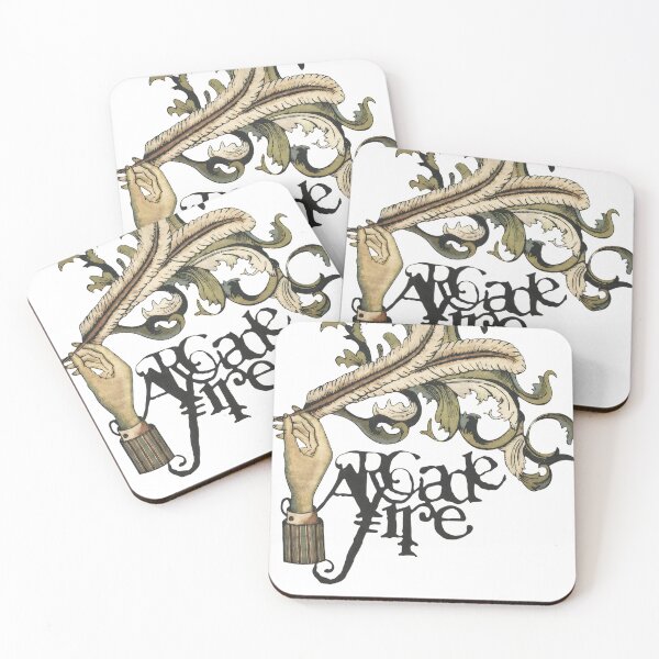 Item preview, Arcade Fire Funeral Quill Indie Rock Gear designed and sold by ruokabbyart.