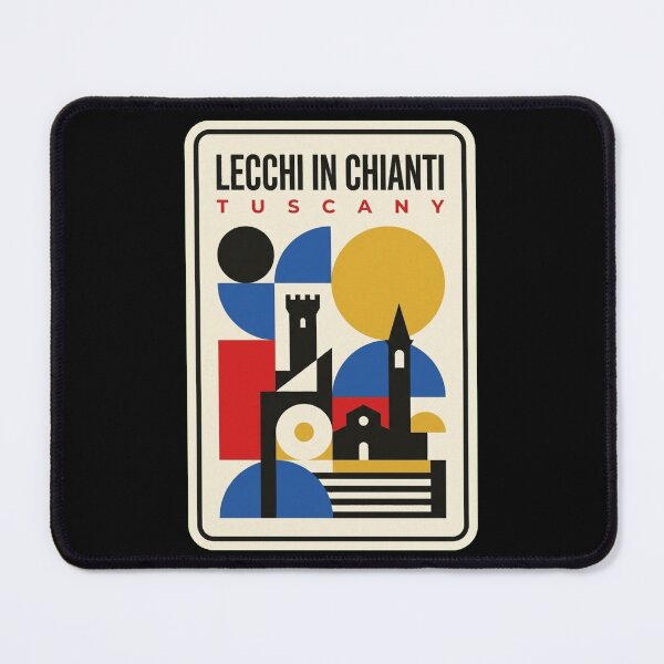 Item preview, Retro Lecchi In Chianti Bauhaus Geometric Skyline designed and sold by k3rstman1.