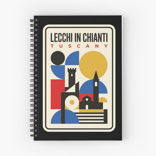 Item preview, Retro Lecchi In Chianti Bauhaus Geometric Skyline designed and sold by k3rstman1.