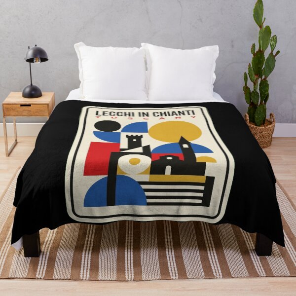 Item preview, Retro Lecchi In Chianti Bauhaus Geometric Skyline designed and sold by k3rstman1.