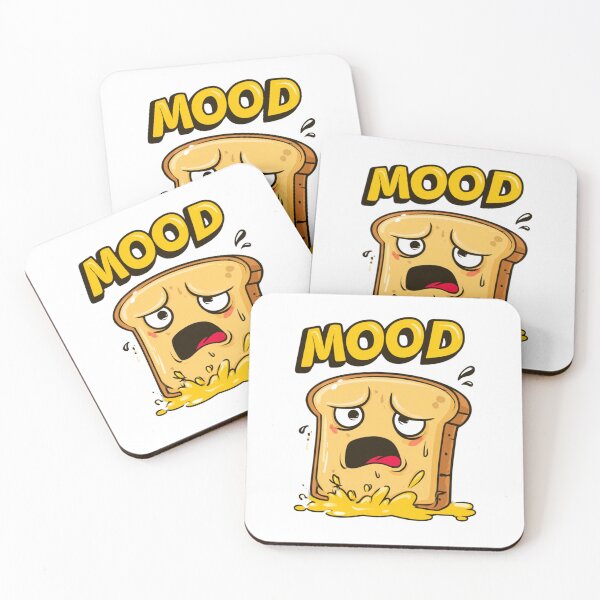Item preview, Melting Toast Mood Funny Overwhelmed Design designed and sold by NicolasGlowArt.