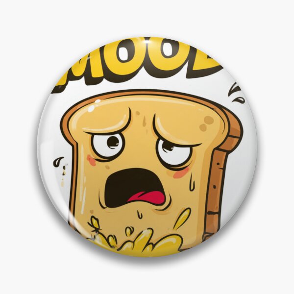 Item preview, Melting Toast Mood Funny Overwhelmed Design designed and sold by NicolasGlowArt.