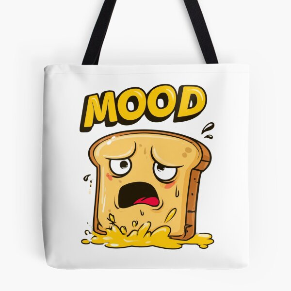 Item preview, Melting Toast Mood Funny Overwhelmed Design designed and sold by NicolasGlowArt.